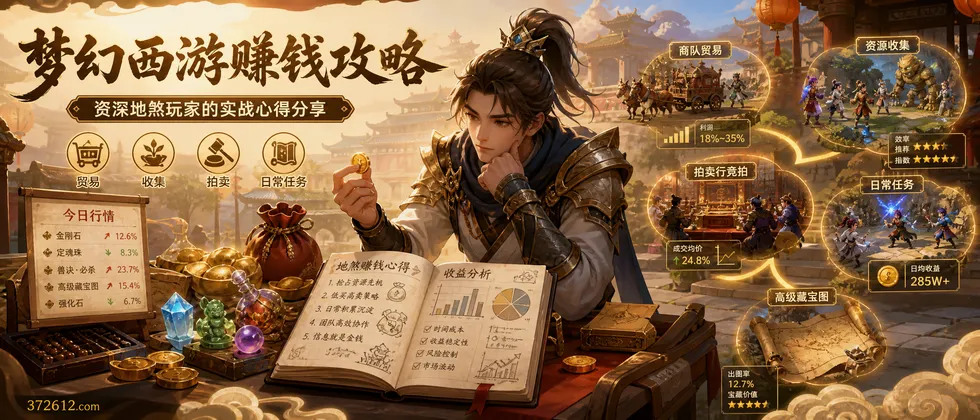 梦幻西游赚钱攻略：资深地煞玩家的实战心得分享