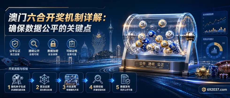 澳门六合开奖机制详解：确保数据公平的关键点